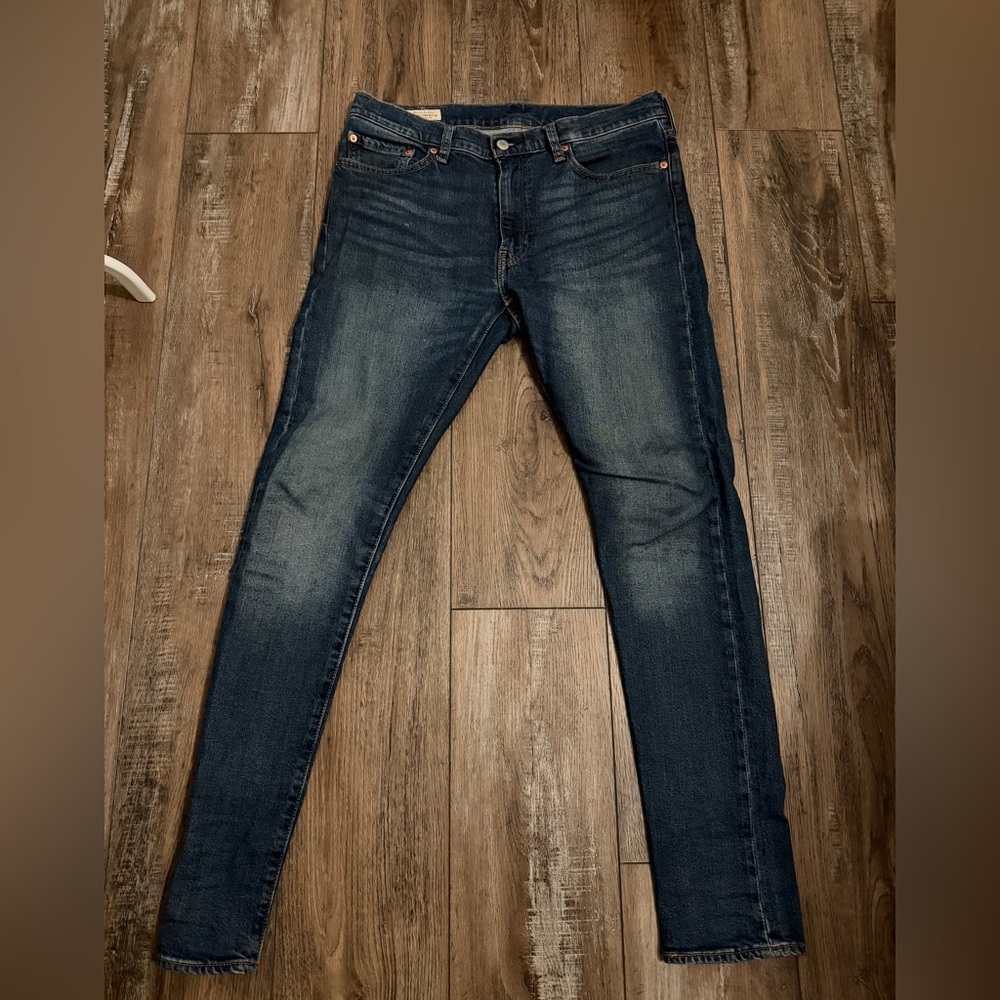 Levi's Mens Dark Wash Skinny Taper stretch Jeans 33x32

6